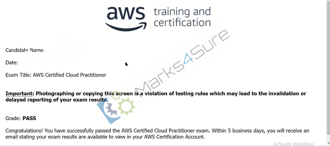 CLF-C02 practice questions